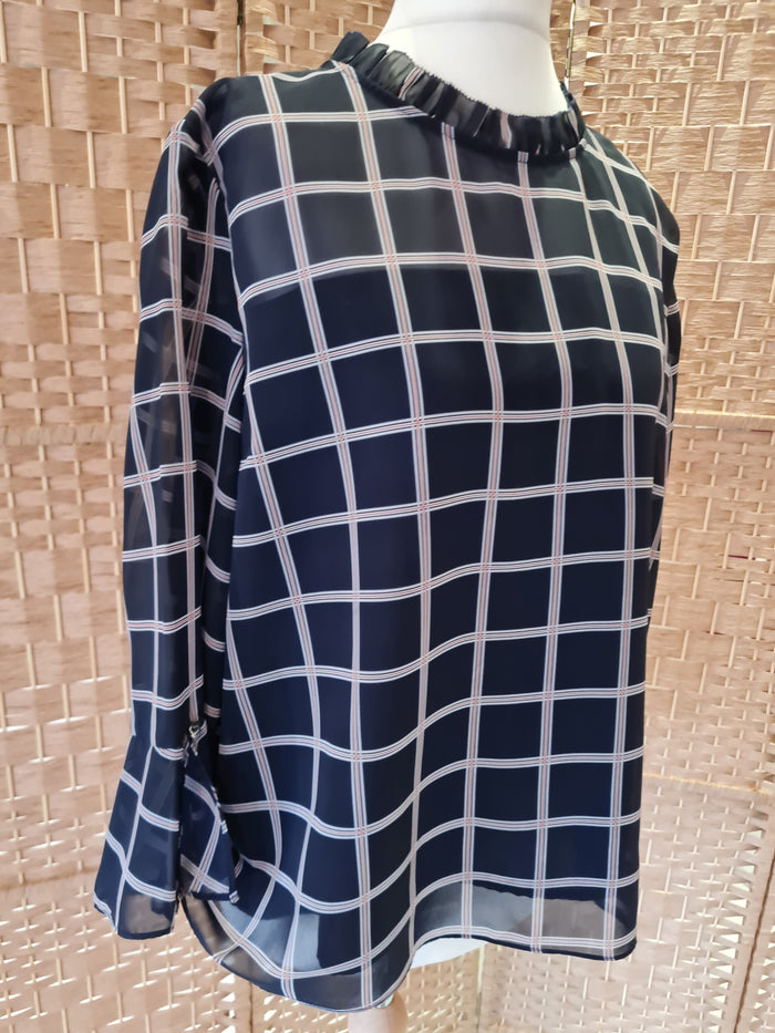 Episode Check Blouse 12