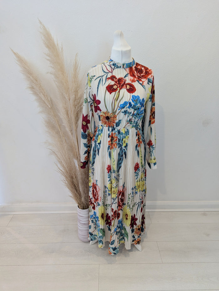 Esquiss's Floral pleated dress L