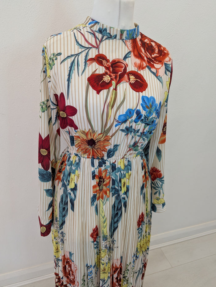 Esquiss's Floral pleated dress L