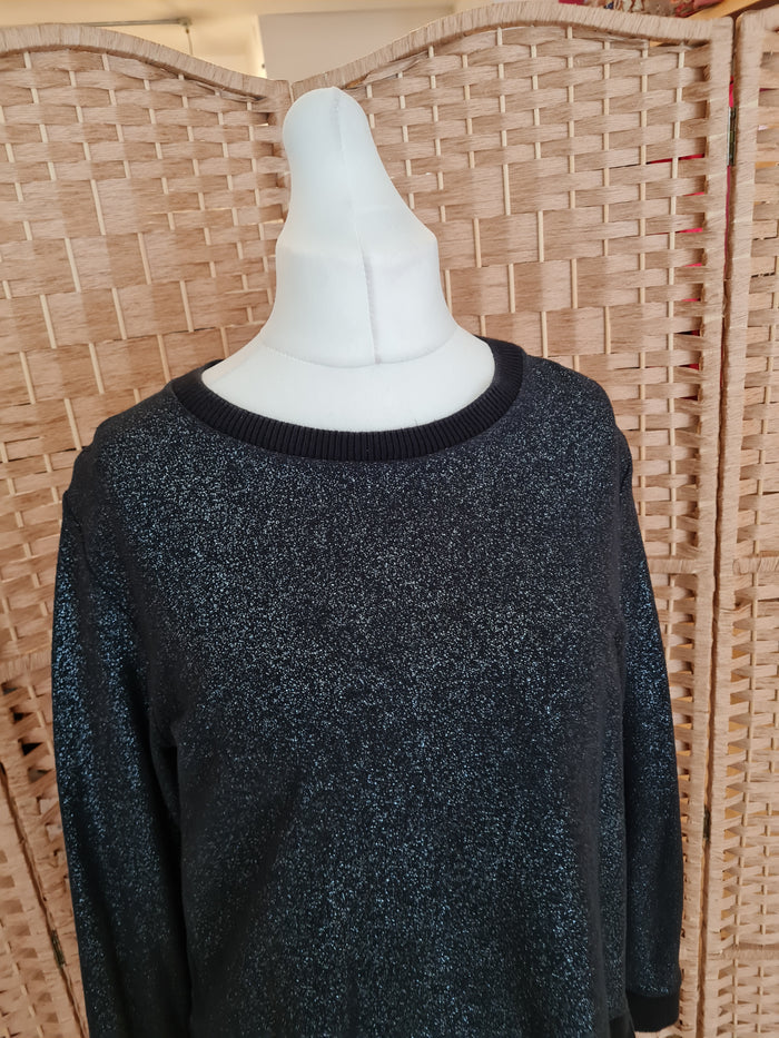 Essentiel Antwerp Black glitter Jumper 3