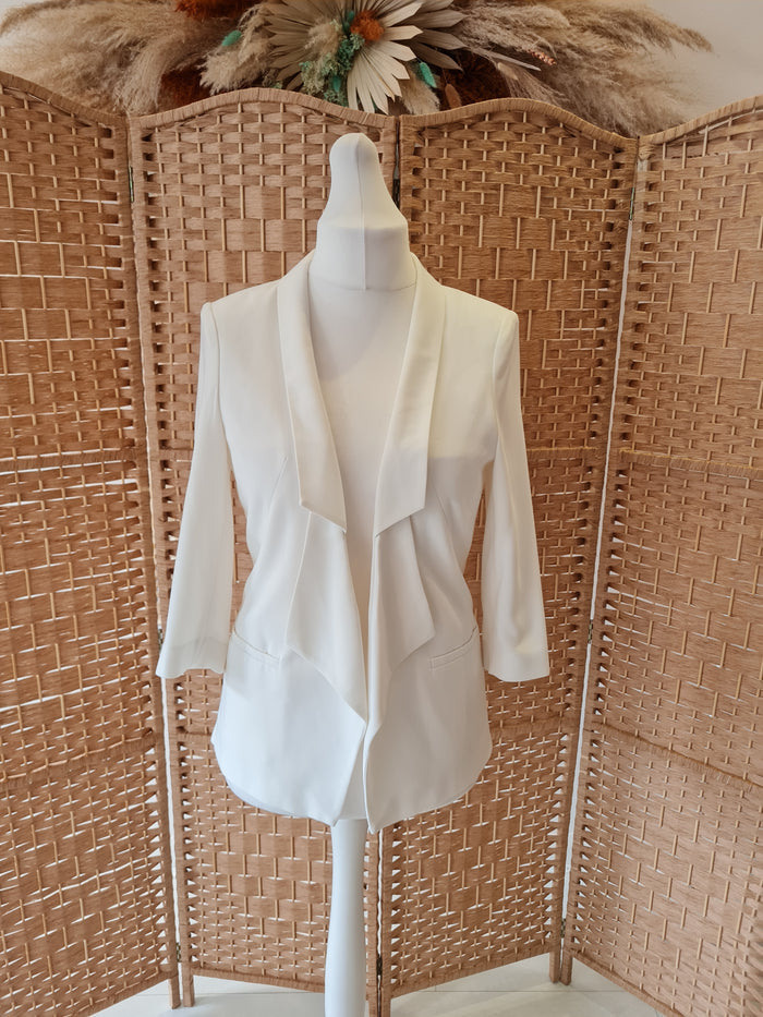 Et Vous White Blazer Size 12