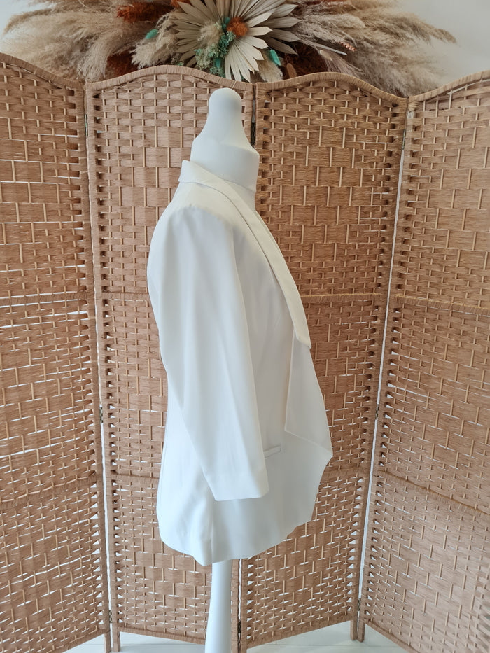 Et Vous White Blazer Size 12