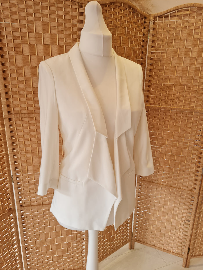 Et Vous White Blazer Size 12