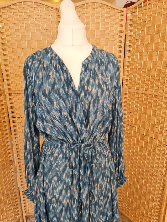Fat Face Teal Maxi Dress 18
