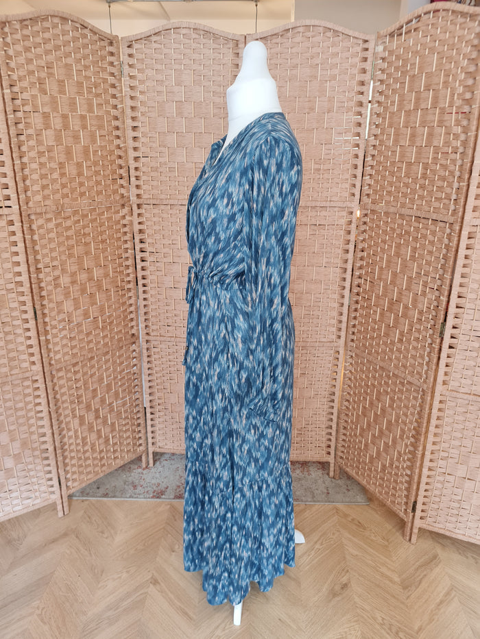 Fat Face Teal Maxi Dress 18