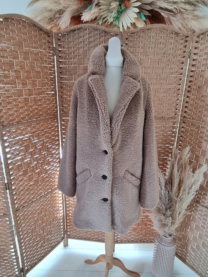 Fat Face teddy Coat 10 New RRP £89.00