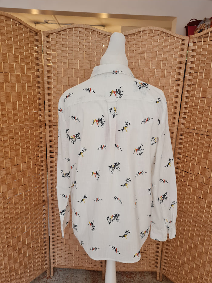 Fat Face White Bird Shirt 18