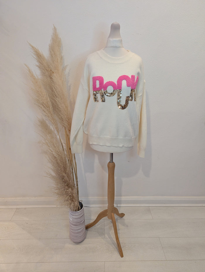 Flamant Rose rock jumper S/M