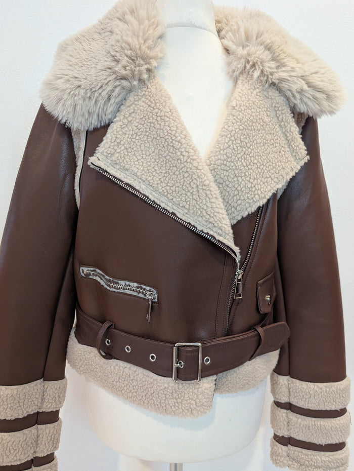 Flammode aviator jacket M NWT