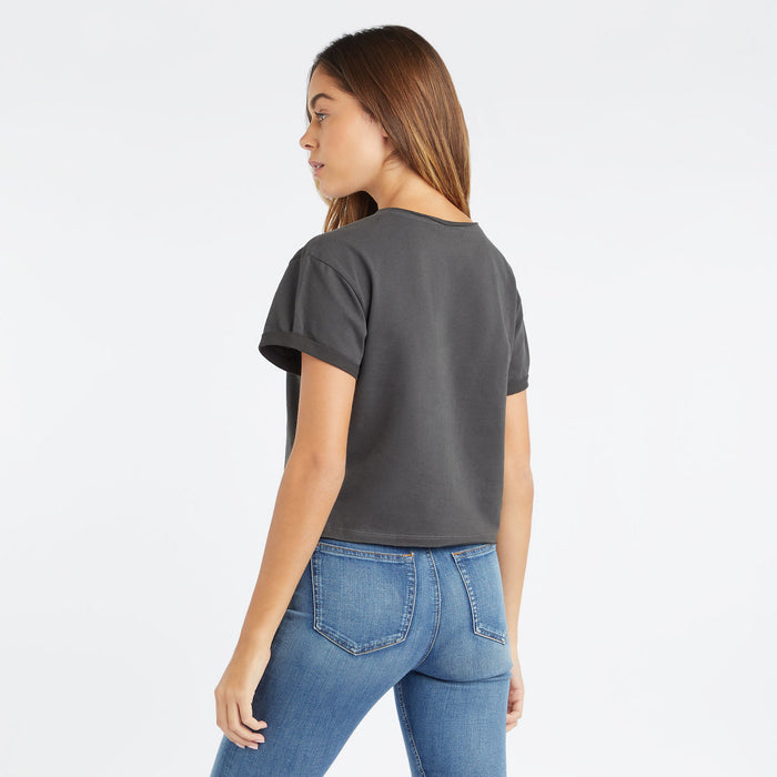 Foo Fighters Crop Top T Shirt - FF Air Logo Amplified