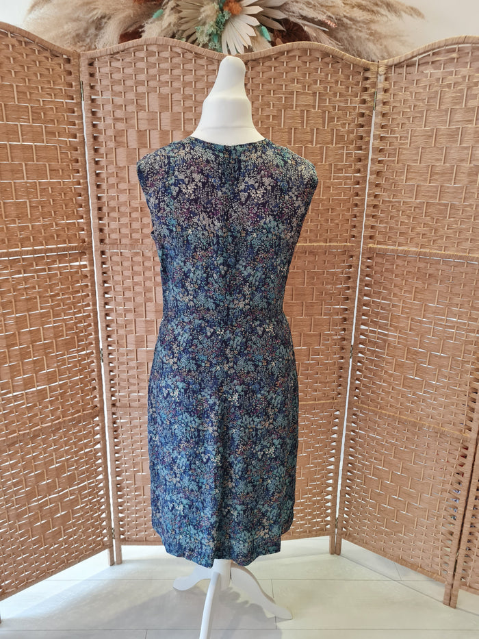 Forest Green' floral print midi Dress 12