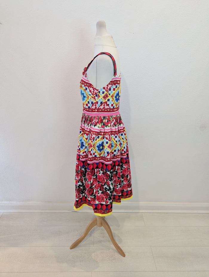 Foreva Young Pink Floral Dress S NWT