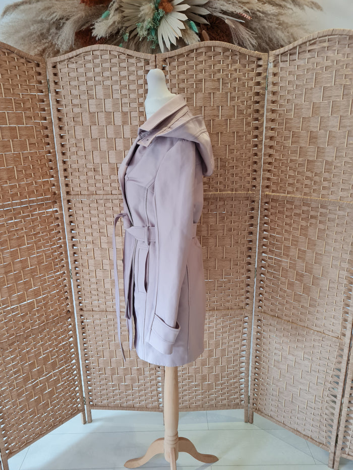 Forever New Pink Trench Coat 6/8