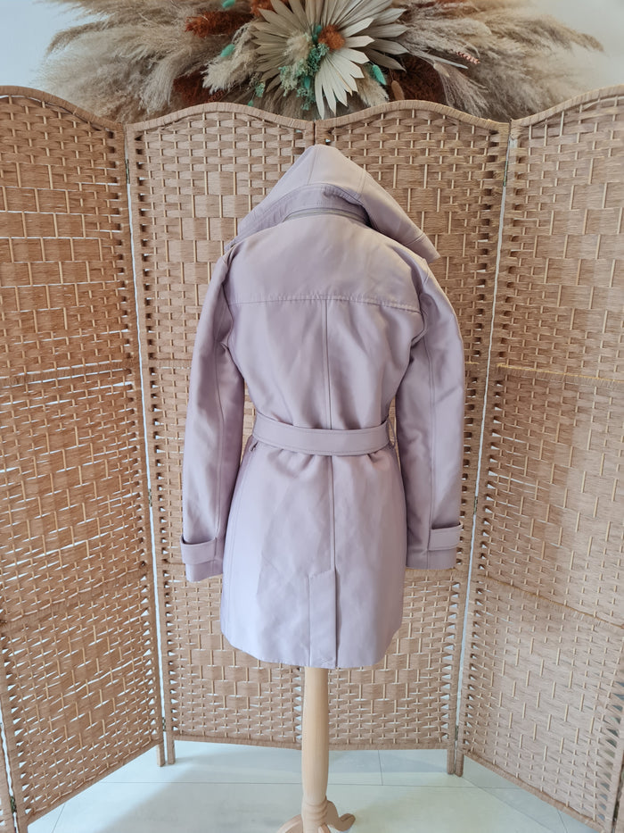 Forever New Pink Trench Coat 6/8