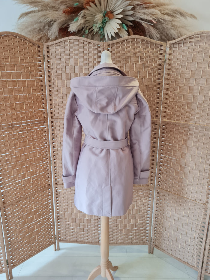 Forever New Pink Trench Coat 6/8
