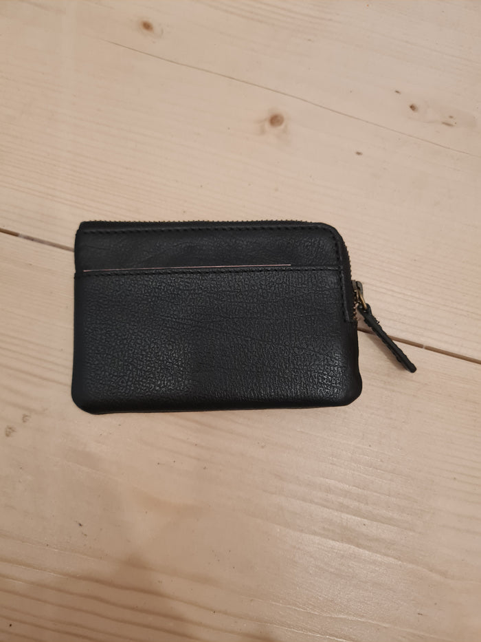 Fossil Black Leather Coin Purse New RRP £35