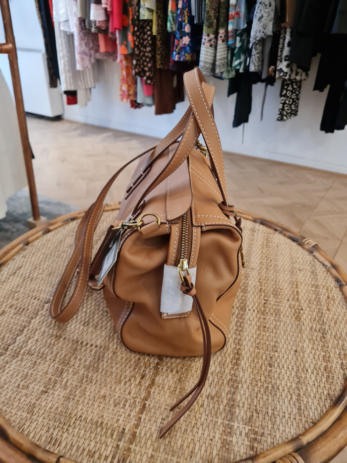 Fossil Emma tan satchel NWT RRP £159