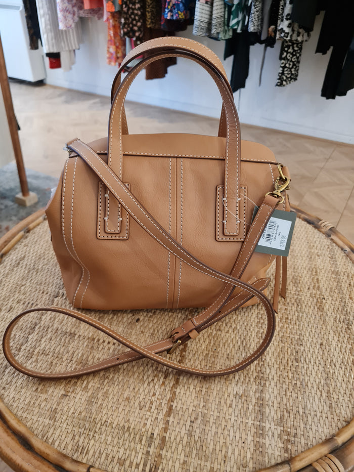 Fossil Emma tan satchel NWT RRP £159