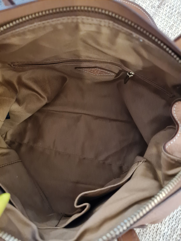 Fossil Emma tan satchel NWT RRP £159