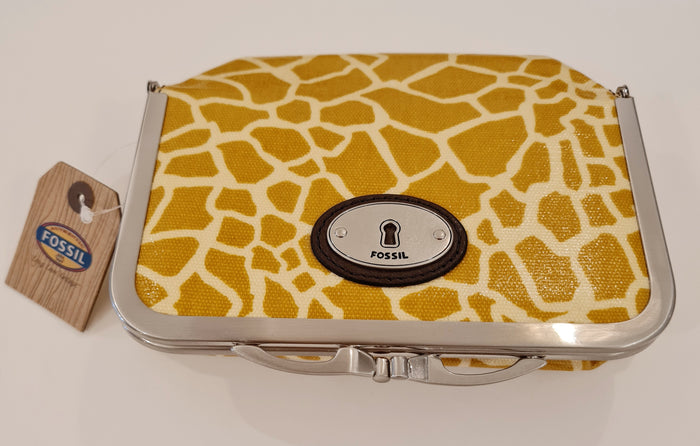 Fossil Giraffe Print Cosmetic Purse New £29