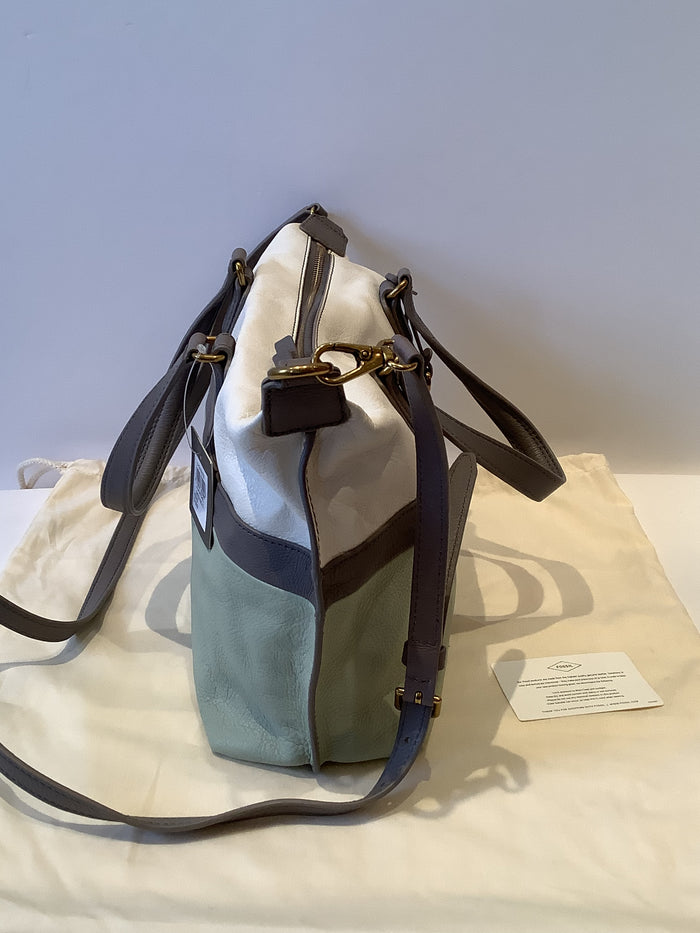Fossil Green Multi Satchel New  £199