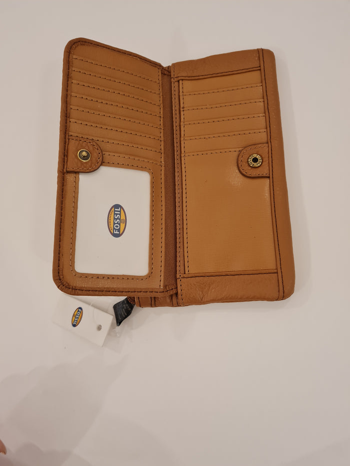 Fossil Tan Clutch/Purse New with tags £59