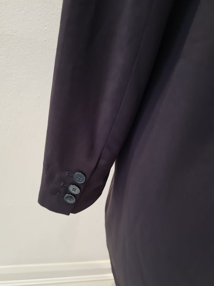 Frank & Oak longline black blazer S