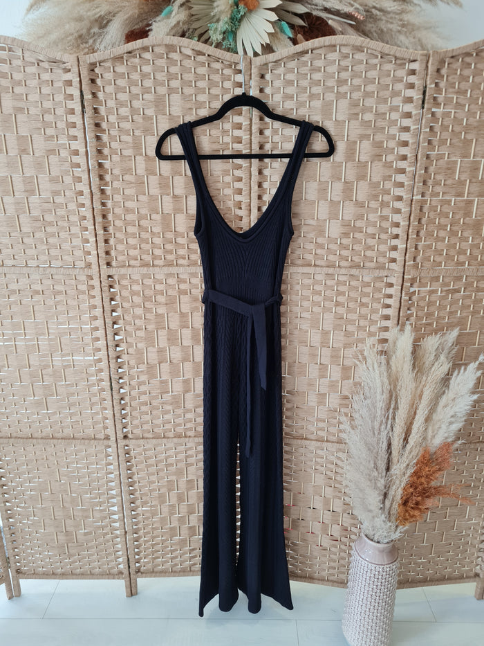 Free People Black Knit Jumpsuit XS (NWT) £188