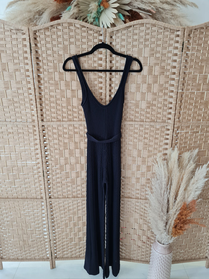 Free People Black Knit Jumpsuit XS (NWT) £188