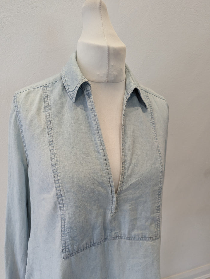 Free People Chambray Overshirt Medium