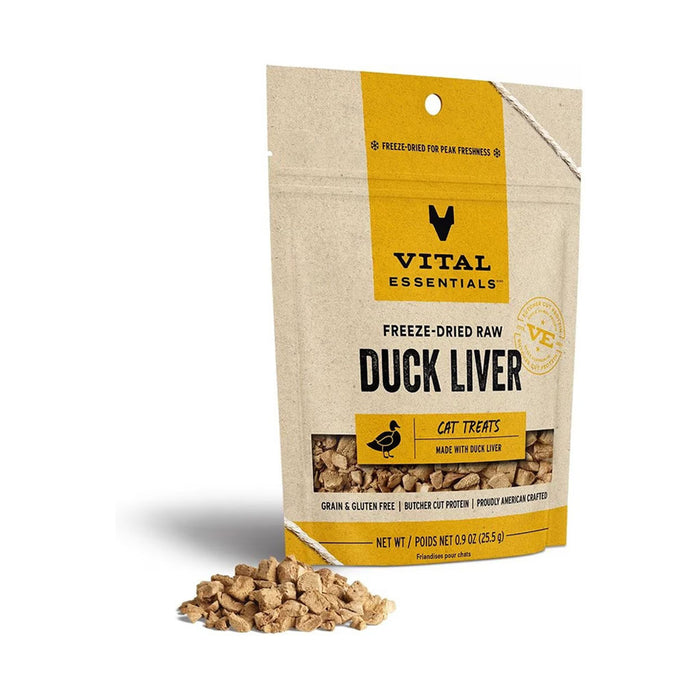 Freeze-dried Duck Liver Treats for Cats 0.9oz