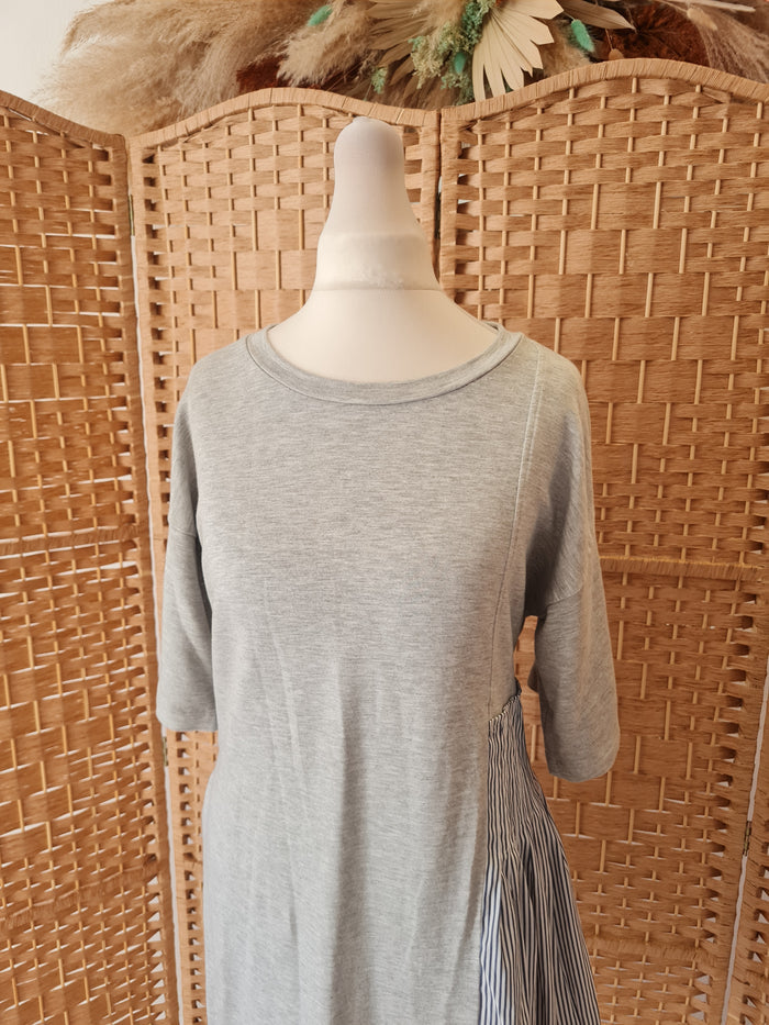 French Connection Grey Tshirt Dress 6