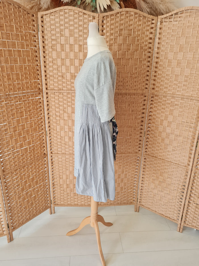 French Connection Grey Tshirt Dress 6