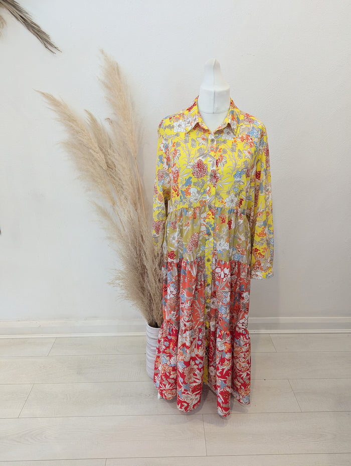 French Connection multi floral maxi 16