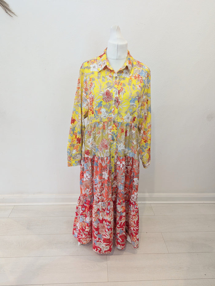 French Connection multi floral maxi 16