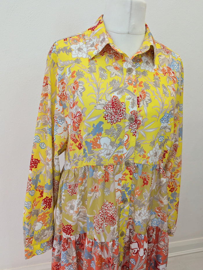 French Connection multi floral maxi 16