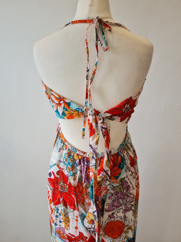French Connection Multi Maxi Dress 10
