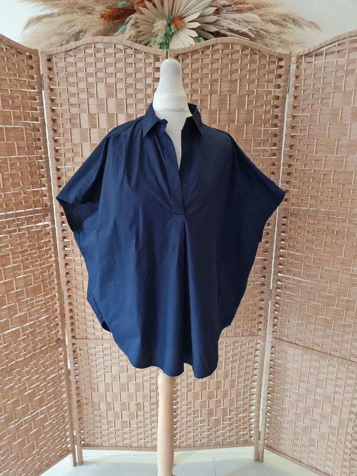 French Connection Navy Shirt S RRP £35
