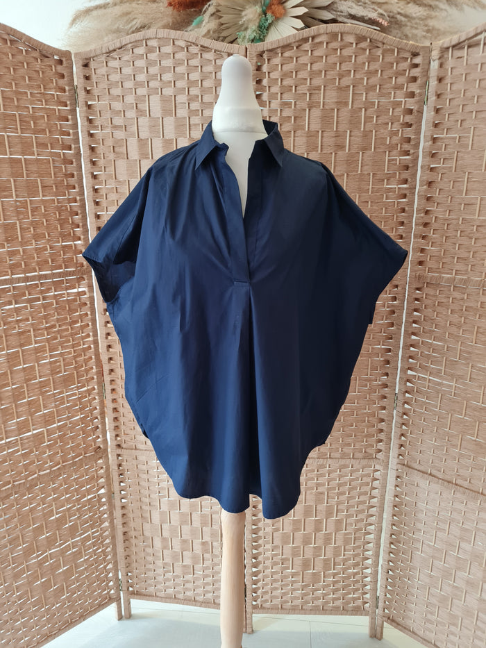 French Connection Navy Shirt S RRP £35