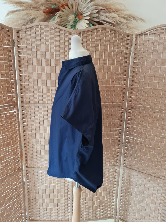 French Connection Navy Shirt S RRP £35