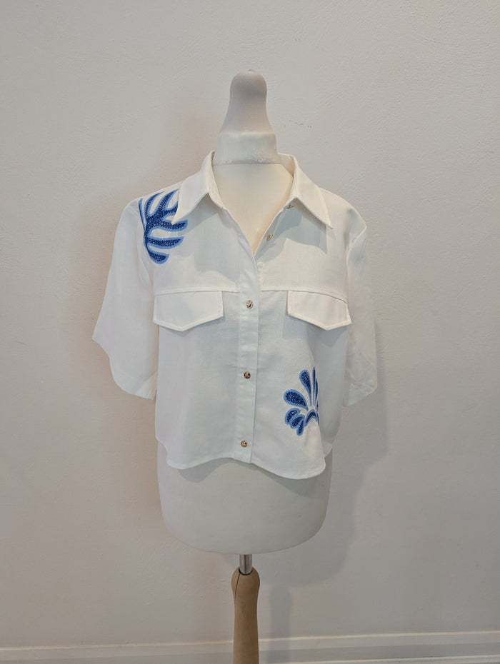 Frime White Shirt S