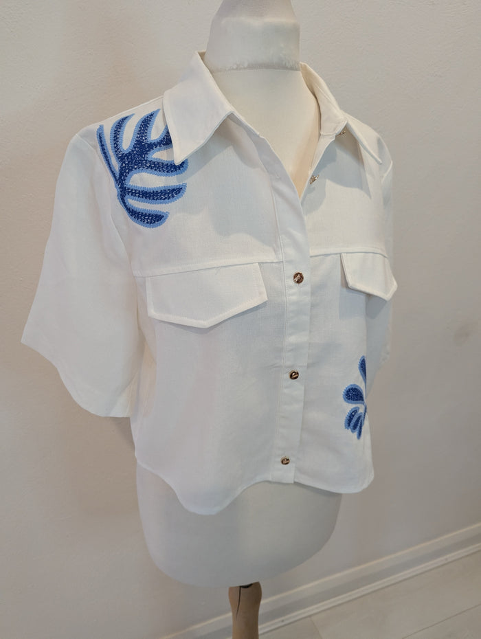 Frime White Shirt S