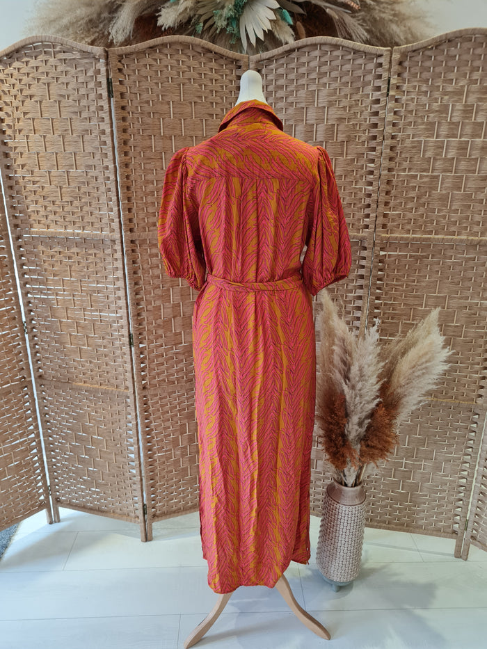 FRNCH pink shirt dress S NEW RRP £95