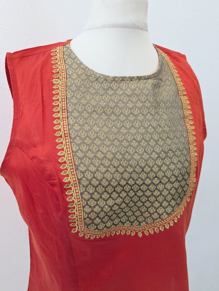 Fusion Beats Coral Gold Top L