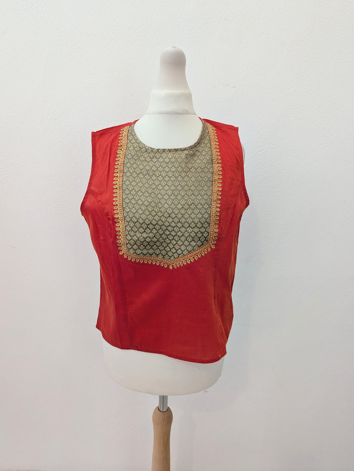 Fusion Beats Coral Gold Top L