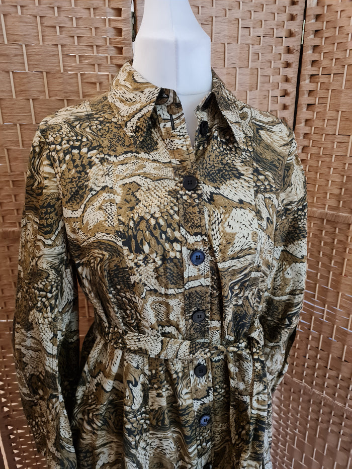 Ganni Animal Print Dress 12