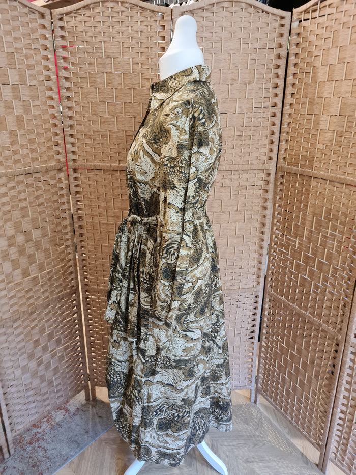 Ganni Animal Print Dress 12