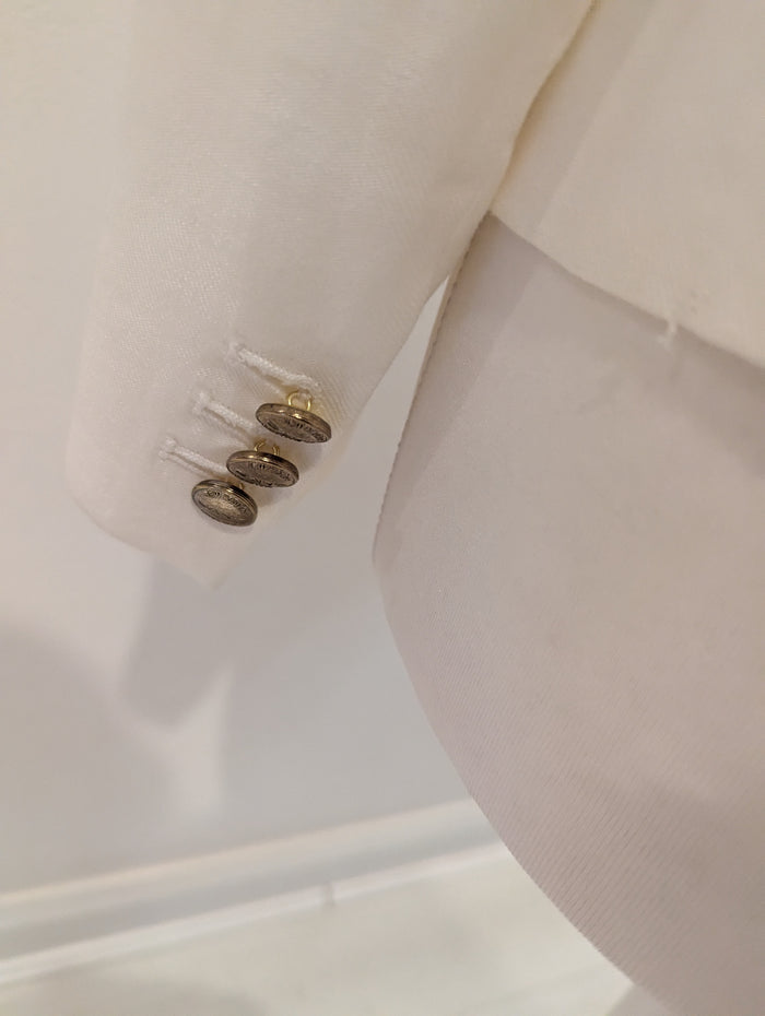 Gant White Linen Blazer 10