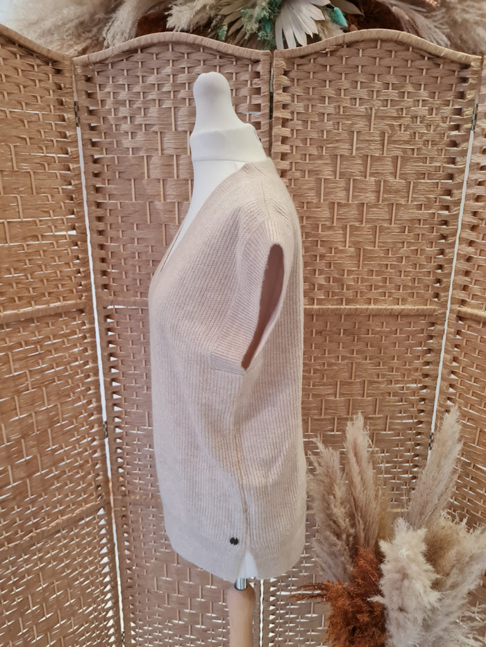 Garcia Cream Sweater Vest XS