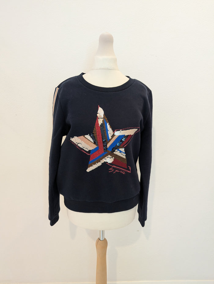 Garcia Jeans Navy Star Jumper S